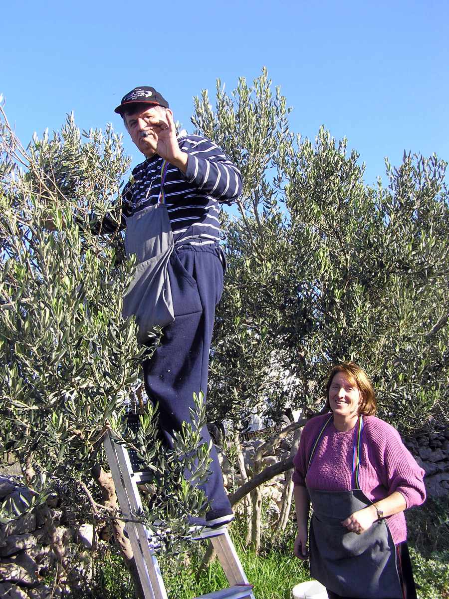 Ljubo and Meri, your local hosts in Stobreč